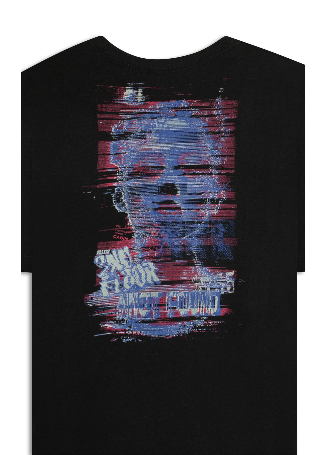 T-Shirt Cotton Fine Not Found Preto