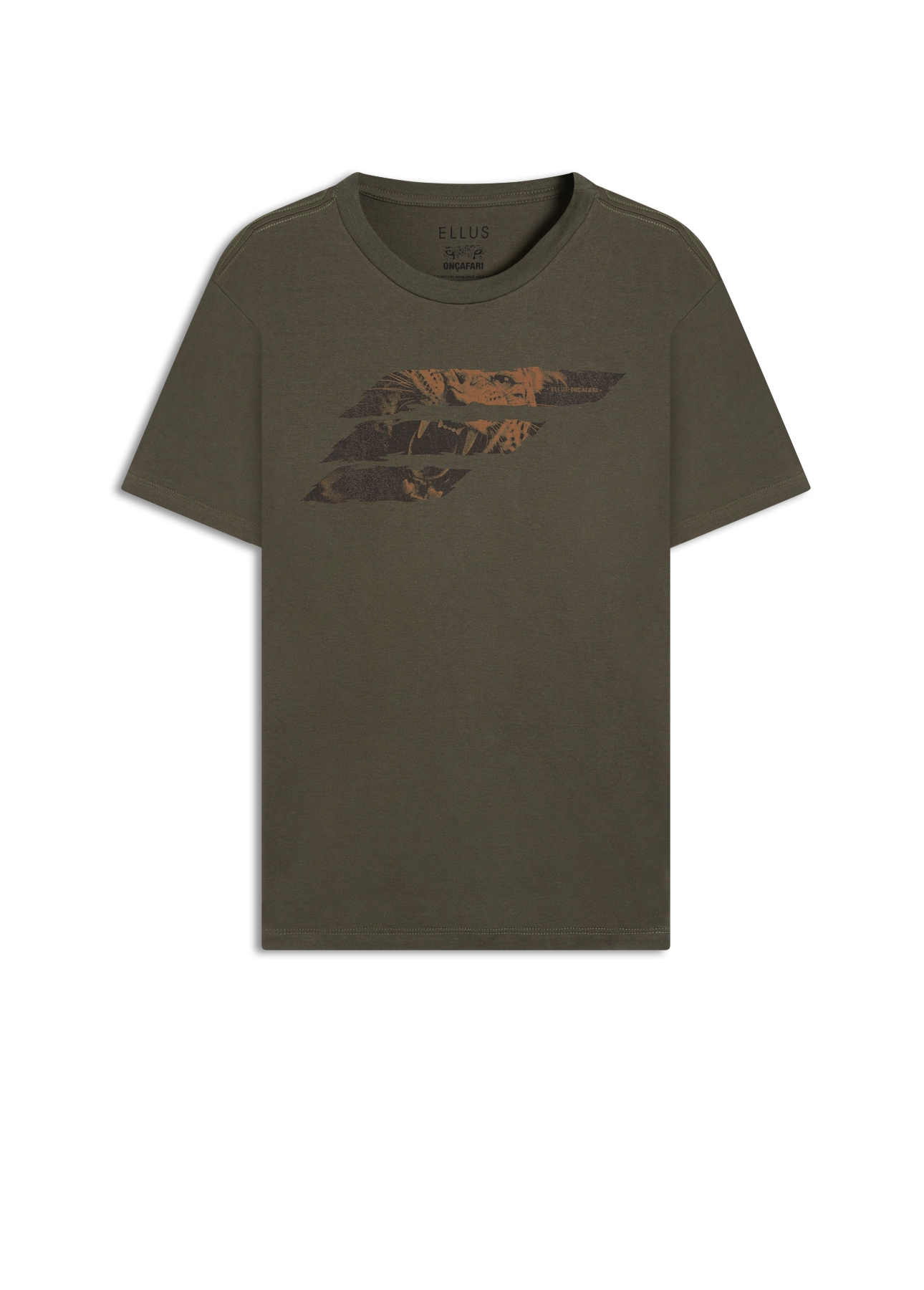 T-Shirt Cotton Fine Onçafari Easa Classic Floresta