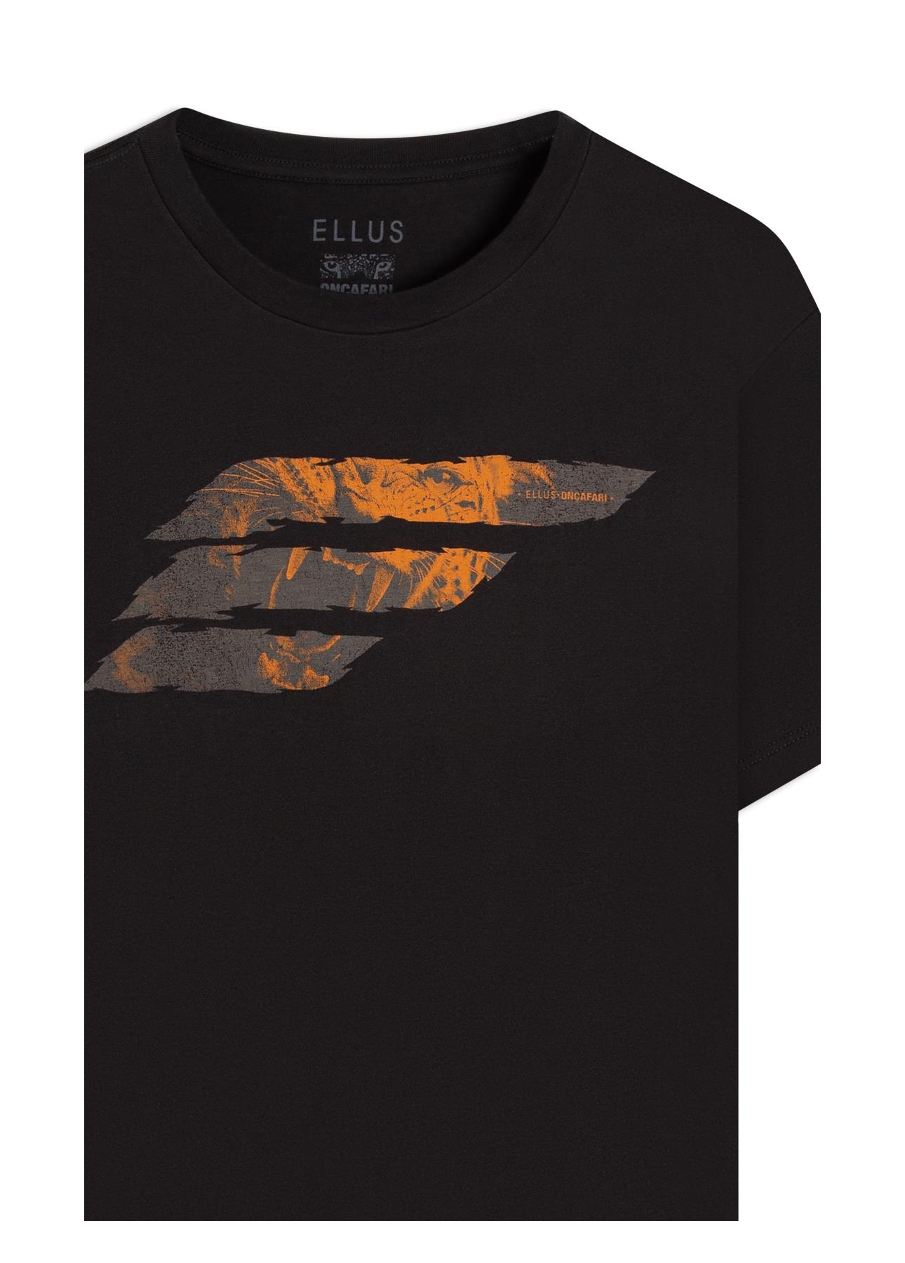 T-Shirt Cotton Fine Onçafari Easa Classic Preto