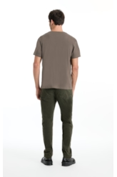 T-Shirt Cotton Fine Onçafari Easa Classic Tabaco