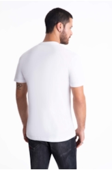 T-Shirt Cotton Fine Rebels Foil Classic Branco