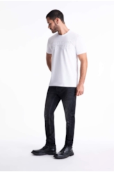 T-Shirt Cotton Fine Rebels Foil Classic Branco