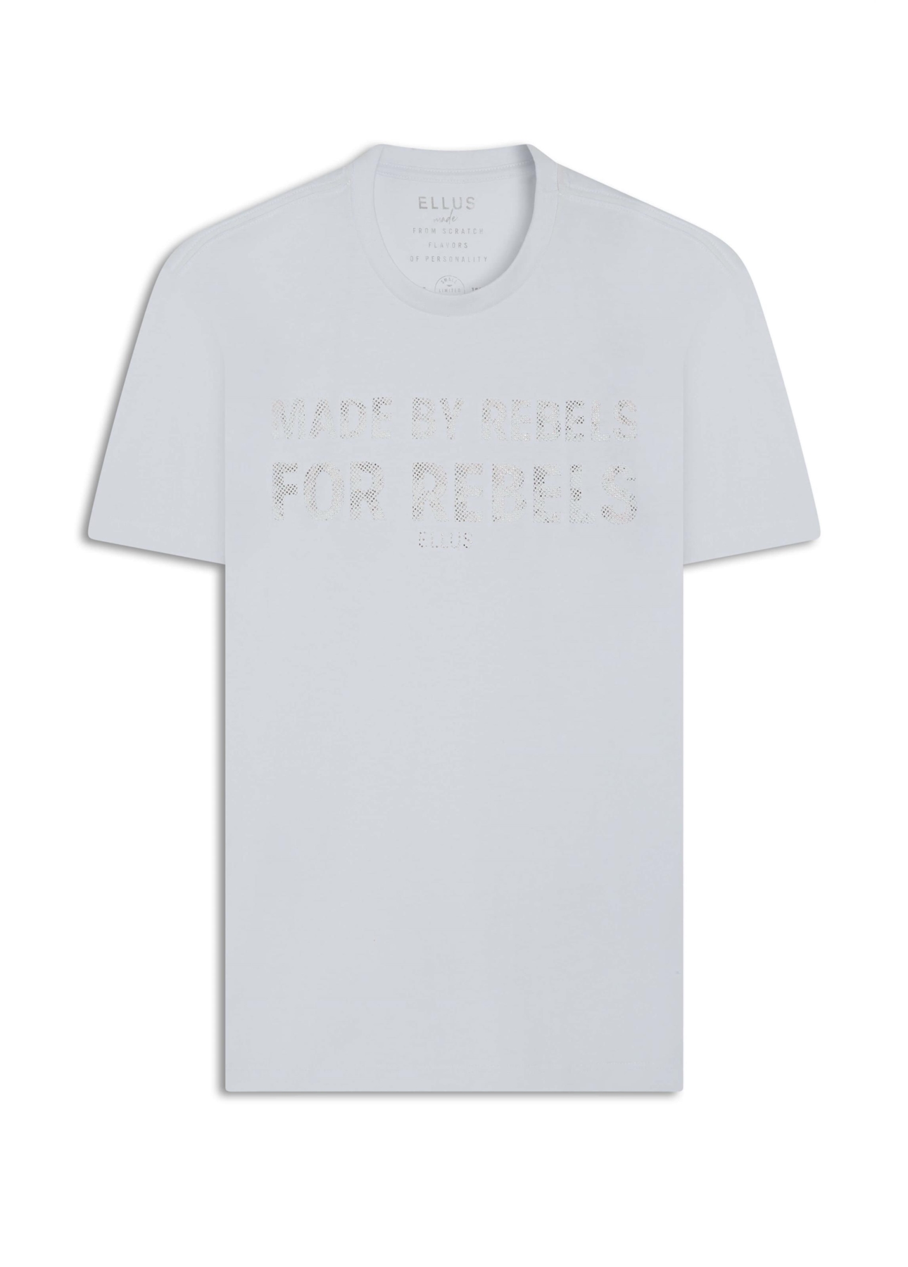 T-Shirt Cotton Fine Rebels Foil Classic Branco