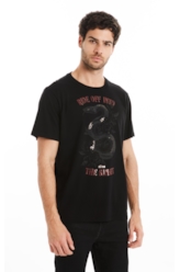 T-Shirt Cotton Fine Ride Off Classic Preto