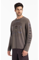 T-Shirt Cotton Fine Rockers Tabaco