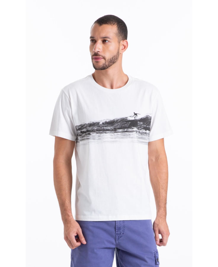 T-Shirt Cotton Fine Salt Air Off White