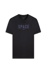 T-Shirt Cotton Fine Space Classic Preto