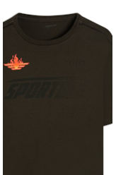 T-Shirt Cotton Fine Sport Dlx Plumbo
