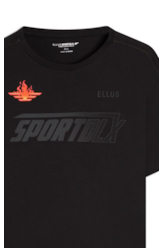 T-Shirt Cotton Fine Sport Dlx Preto