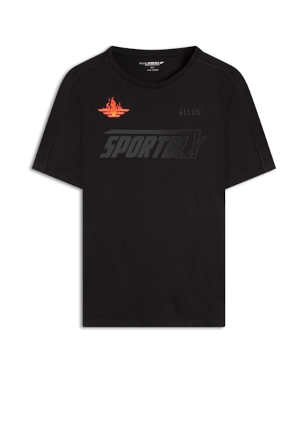 T-Shirt Cotton Fine Sport Dlx Preto