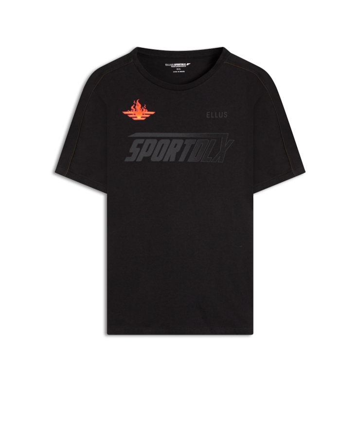 T-Shirt Cotton Fine Sport Dlx Preto