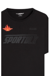 T-Shirt Cotton Fine Sport Dlx Preto