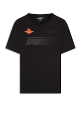 T-Shirt Cotton Fine Sport Dlx Preto