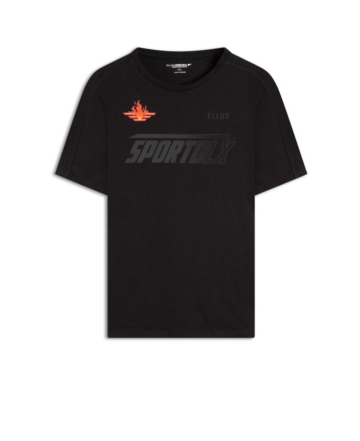 T-Shirt Cotton Fine Sport Dlx Preto