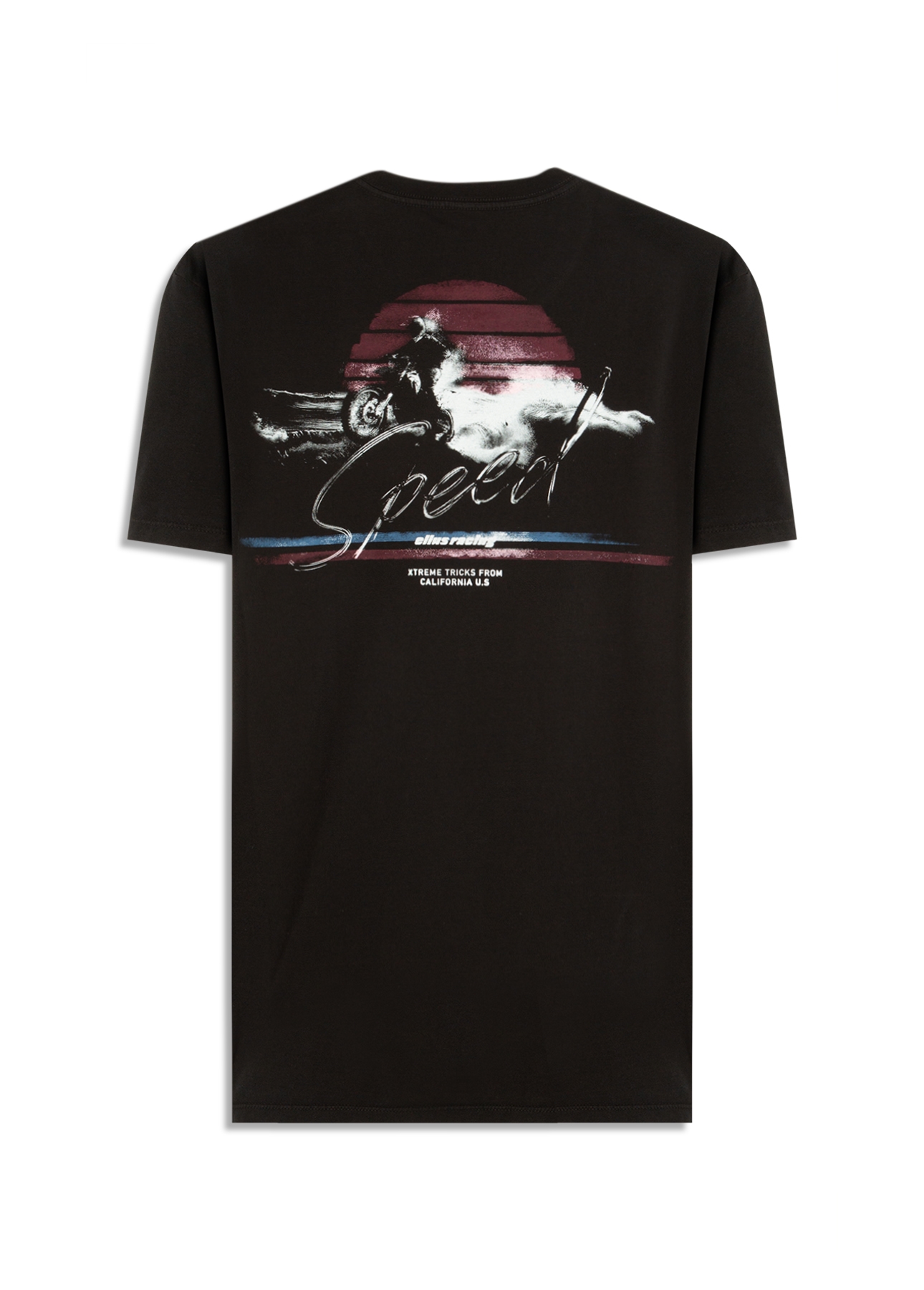 T-Shirt Cotton Fine Xtreme Tricks Preto