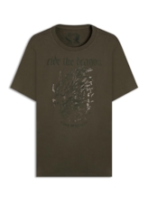 T-Shirt Cotton Finen Ride The Dragon Classic Floresta