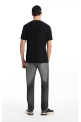 T-Shirt Cotton Finen Ride The Dragon Classic Preto