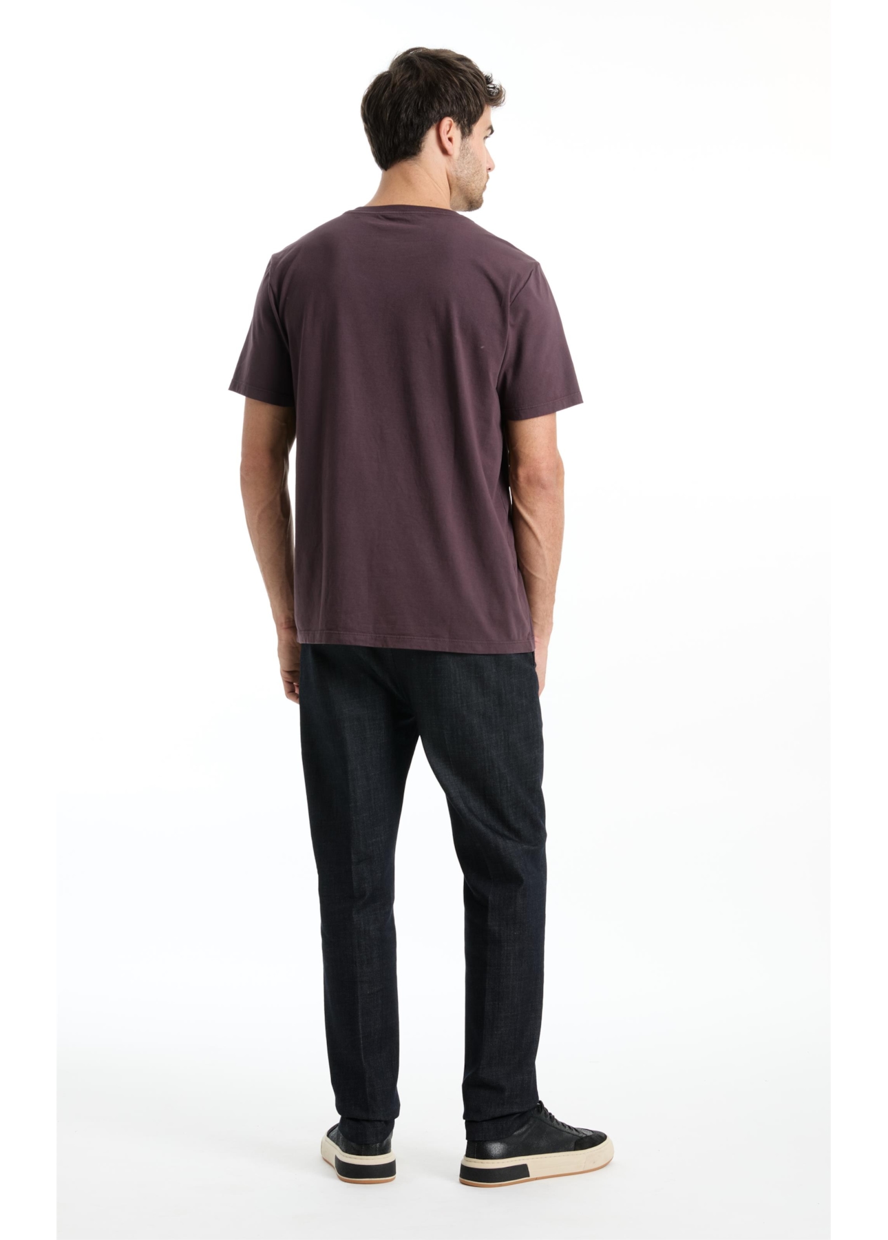 T-Shirt Cotton Finen Ride The Dragon Classic Roxo