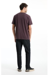 T-Shirt Cotton Finen Ride The Dragon Classic Roxo