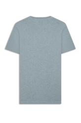 T-Shirt Cotton Melange Easa Classic Oceano