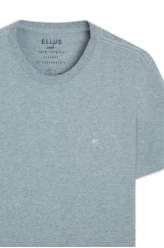 T-Shirt Cotton Melange Easa Classic Oceano