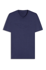 T-Shirt Cotton Melange Easa Mirror Classic Purple Blue