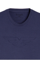 T-Shirt Cotton Melange Easa Mirror Classic Purple Blue