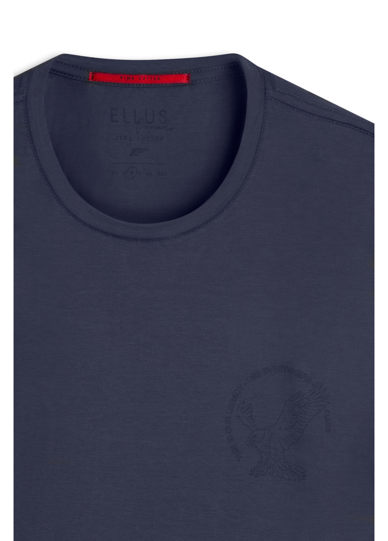 T-Shirt Cotton Pima Eagle Legacy Classic Dark Navy