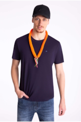 T-Shirt Cotton Pima Ejd Classic Dark Navy