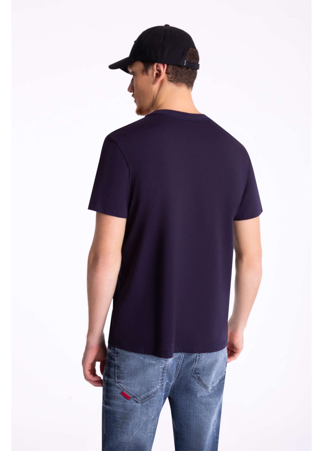 T-Shirt Cotton Pima Ejd Classic Dark Navy