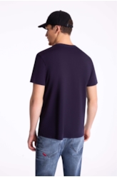T-Shirt Cotton Pima Ejd Classic Dark Navy