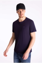 T-Shirt Cotton Pima Ejd Classic Dark Navy