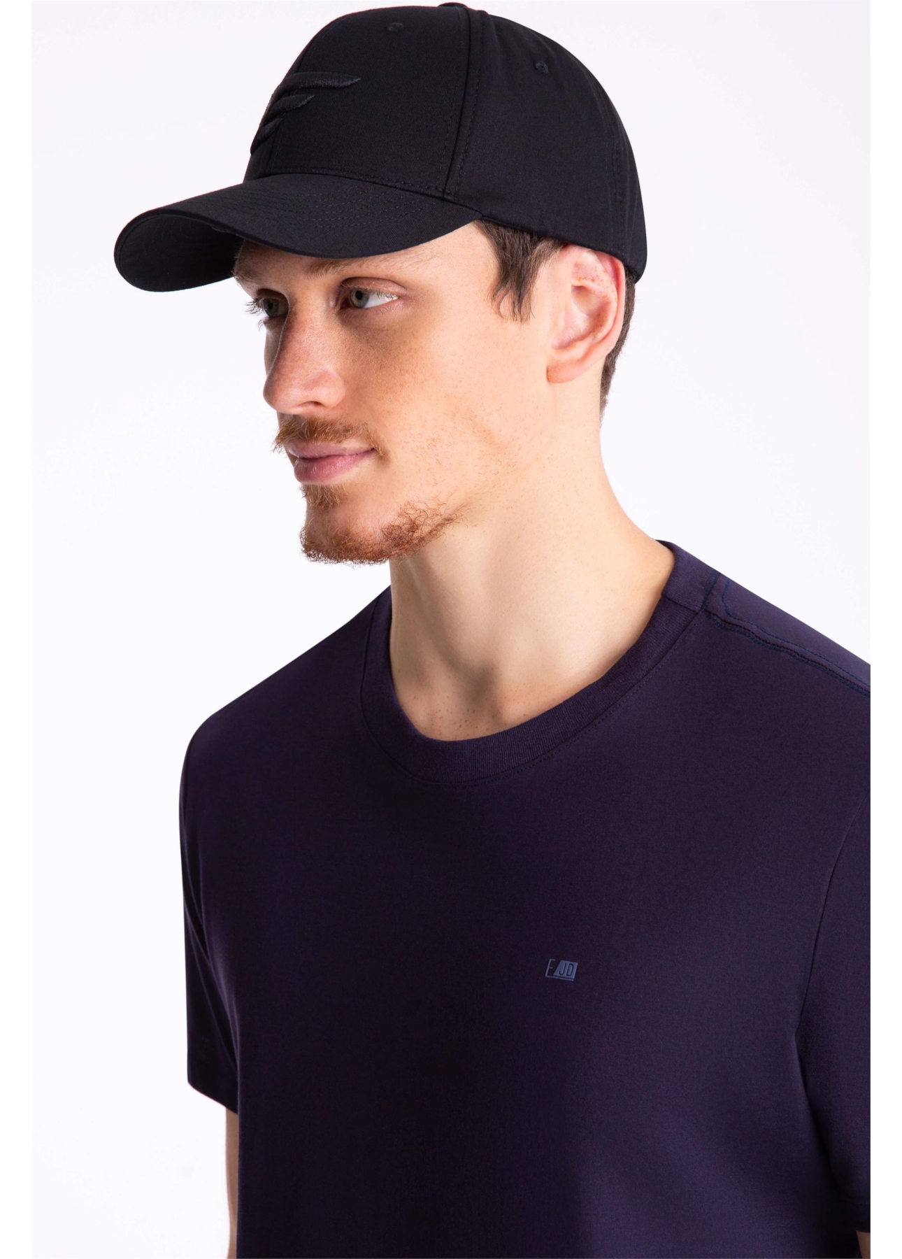 T-Shirt Cotton Pima Ejd Classic Dark Navy