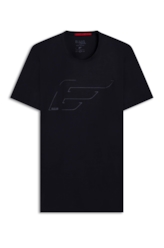 T-Shirt Cotton Pima Ellus Easa Outline Dark Navy