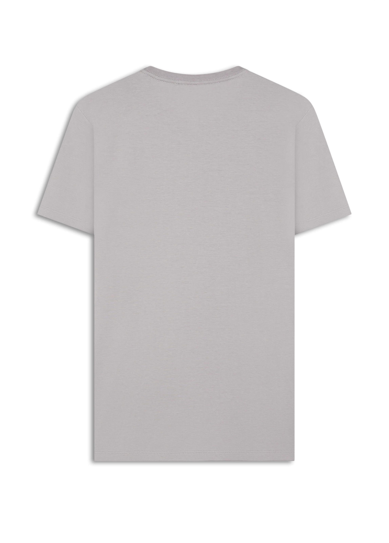 T-Shirt Cotton Pima Ellus Easa Outline Silver Gray
