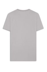 T-Shirt Cotton Pima Ellus Easa Outline Silver Gray