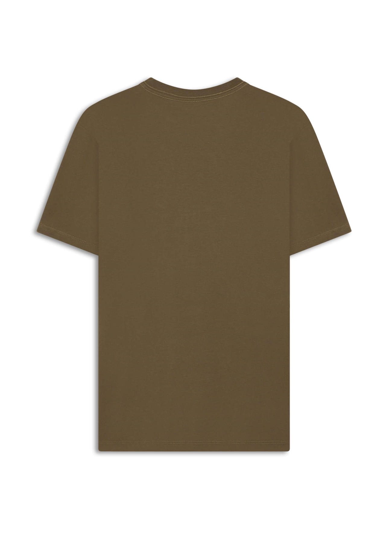 T-Shirt Cotton Pima Ellus Easa Outline  Tabaco