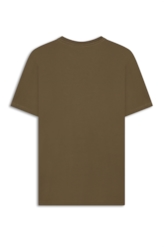 T-Shirt Cotton Pima Ellus Easa Outline  Tabaco