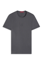T-Shirt Cotton Pima Ellus Square Classic Grafite
