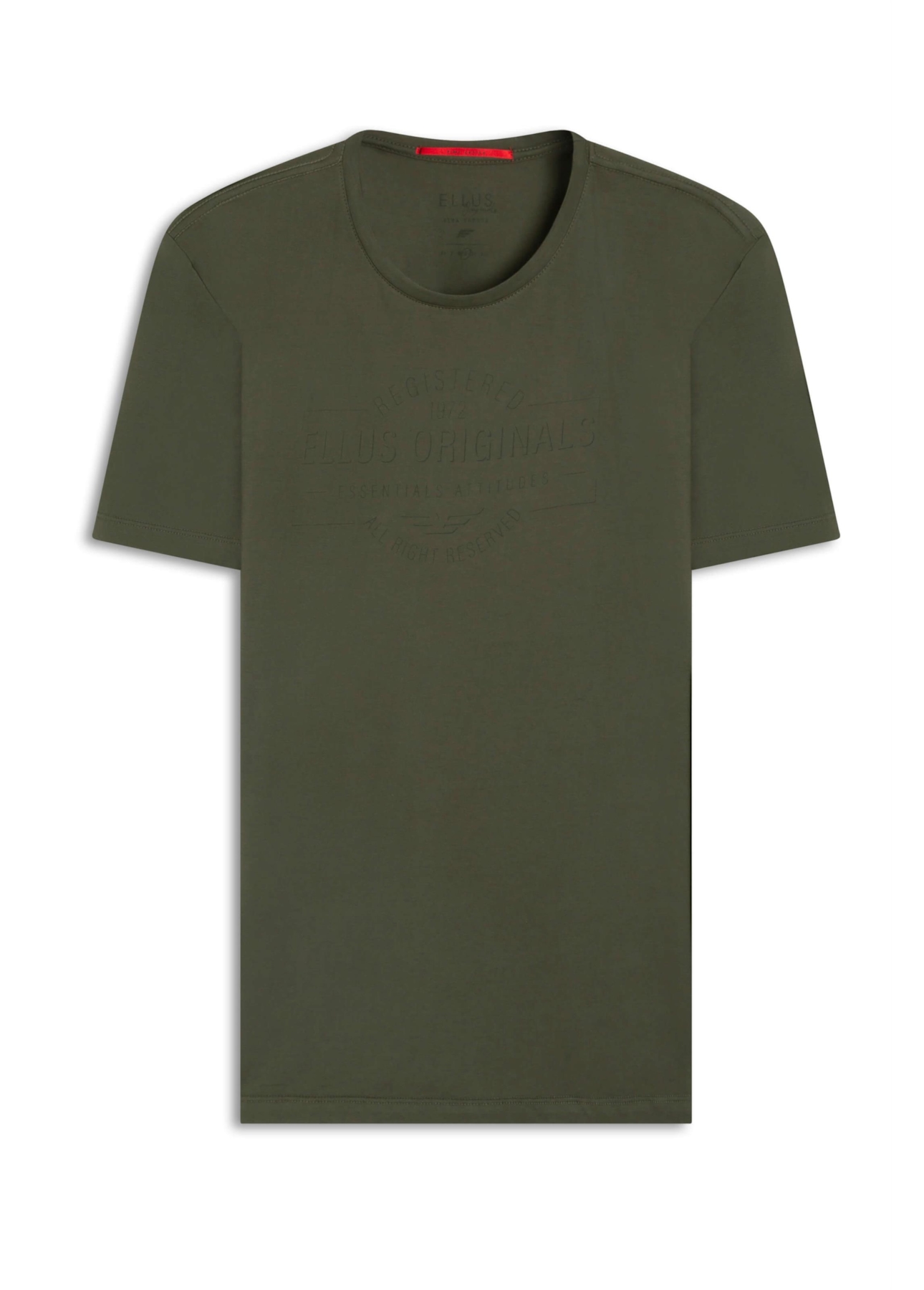 T-Shirt Cotton Pima Registered Classic Verde Militar