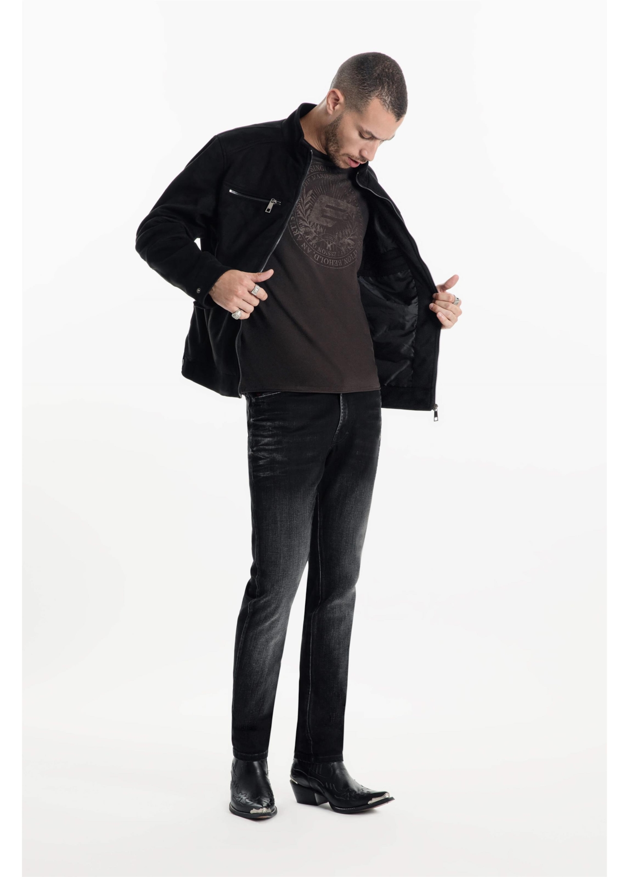 T-Shirt Cotton Pima Singular Classic Dark Brown