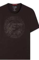 T-Shirt Cotton Pima Singular Classic Dark Brown