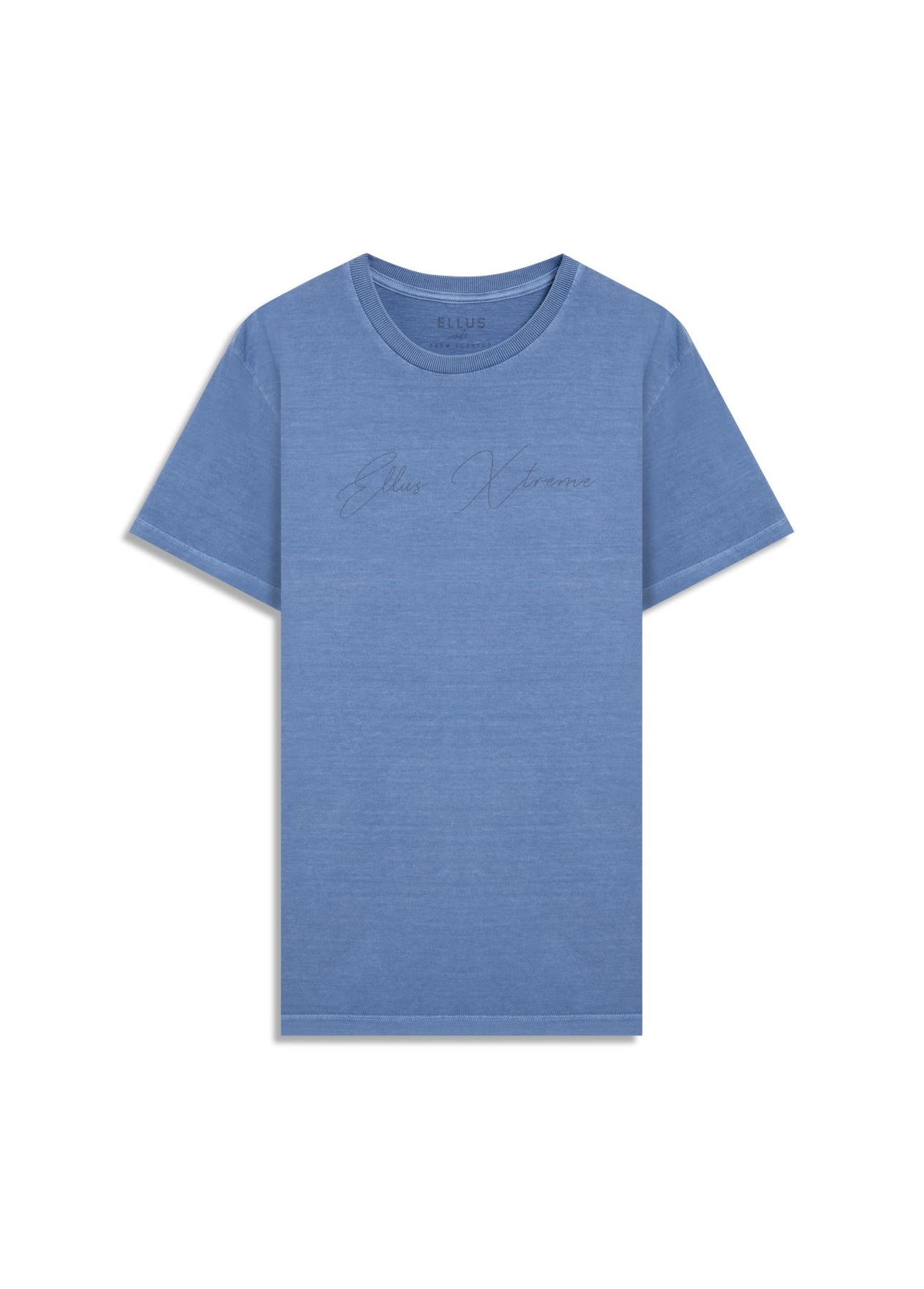 T-Shirt Cotton Washed Ellus Azul Pervante