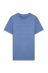 T-Shirt Cotton Washed Ellus Azul Pervante