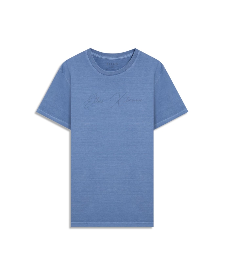 T-Shirt Cotton Washed Ellus Azul Pervante