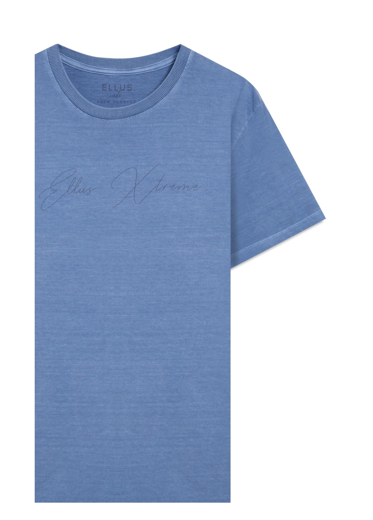 T-Shirt Cotton Washed Ellus Azul Pervante