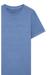 T-Shirt Cotton Washed Ellus Azul Pervante