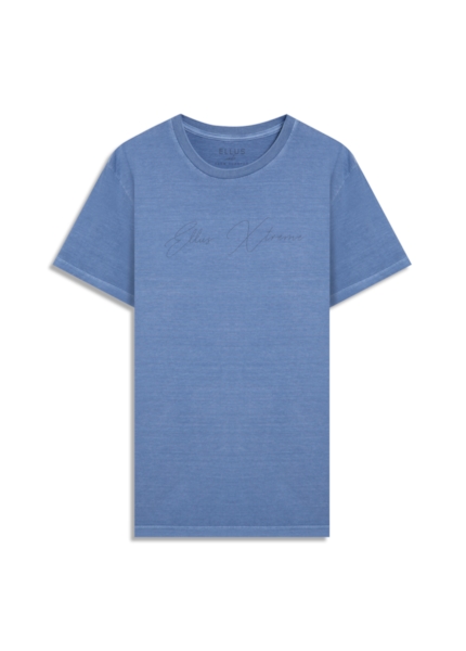 T-Shirt Cotton Washed Ellus Azul Pervante