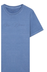 T-Shirt Cotton Washed Ellus Azul Pervante