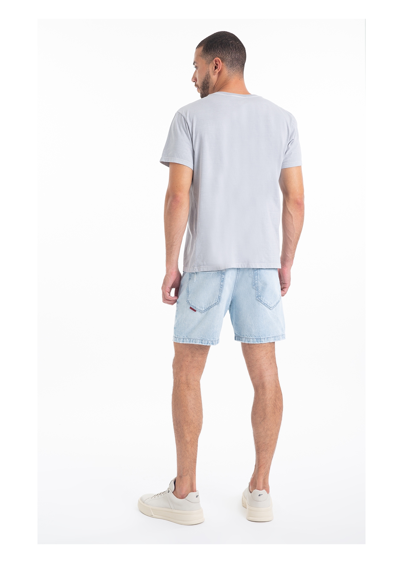 T-Shirt Cotton Washed Ellus Azul Seco